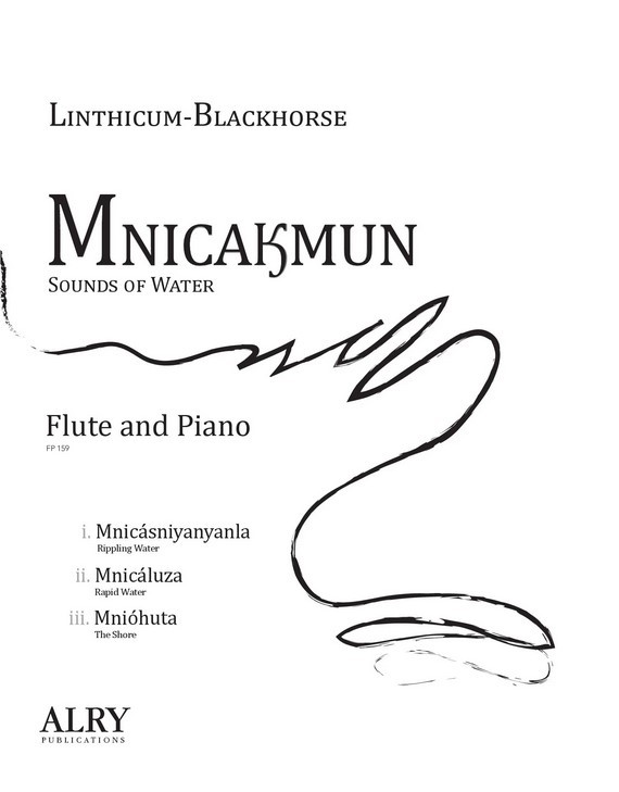Sheet Music, Mnicakmun, Sounds of Water, Linthicum-Blackhorse, L